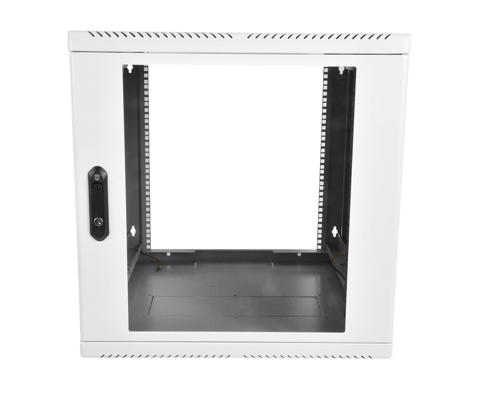 Шкаф телекоммуникационный настенный разборный 12U (600 × 650), съемные стенки, дверь стекло