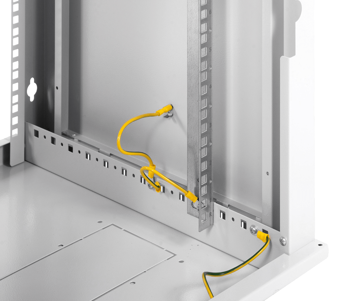 Шкаф телекоммуникационный настенный разборный ЭКОНОМ 12U (600 × 520) дверь стекло