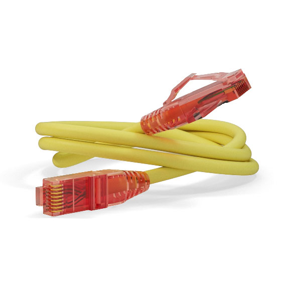 Hyperline PC-LPM-UTP-RJ45-RJ45-C5e-0.15M-LSZH-YL