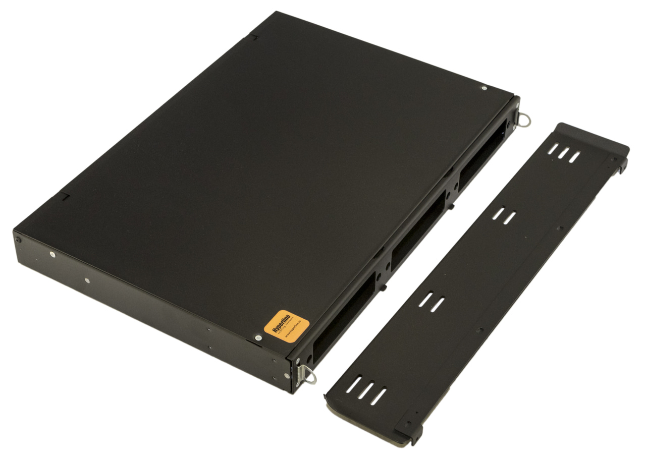 Hyperline FO-19V-1U-3xSLT-W130H30-24UN-BK