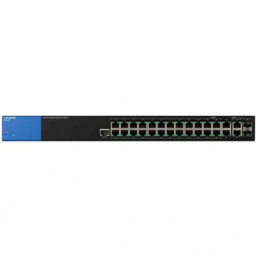 Коммутатор Linksys LGS528-eu (1000 Base-TX (1000 мбит/с), 2 SFP порта)