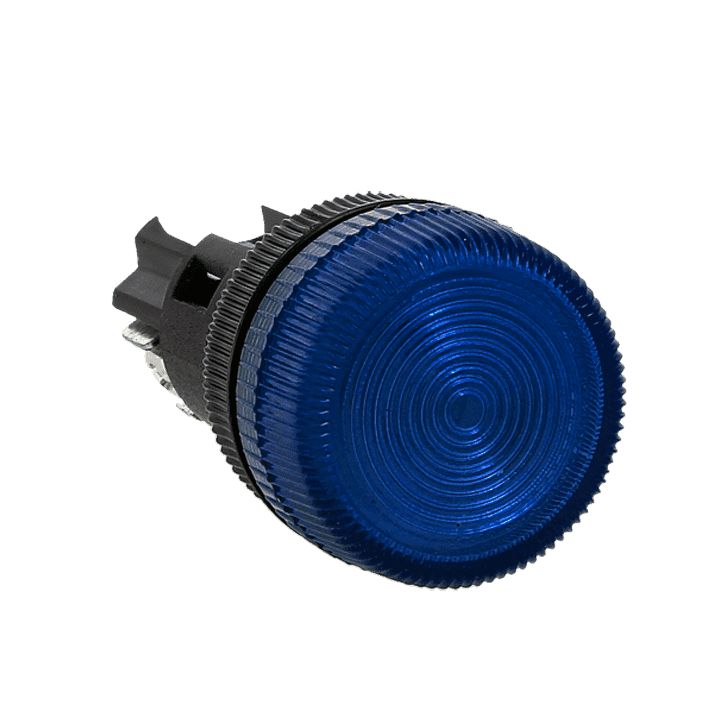 Лампа сигнальная ENS-22 синяя 24В EKF