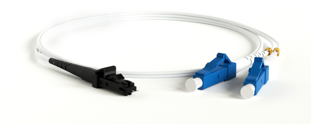 Hyperline FC-D2-9A1-LC/UR-MTRJM/UR-H-2M-LSZH-WH