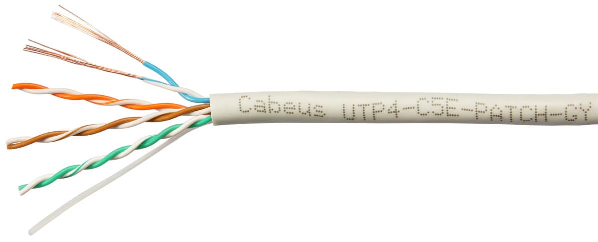 Cabeus UTP-4P-Cat.5e-PATCH-GY