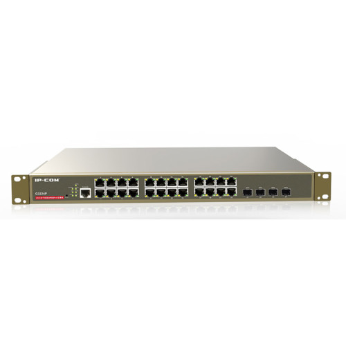 Коммутатор IP-COM G3224P (1000 Base-TX (1000 мбит/с), 4 SFP порта)