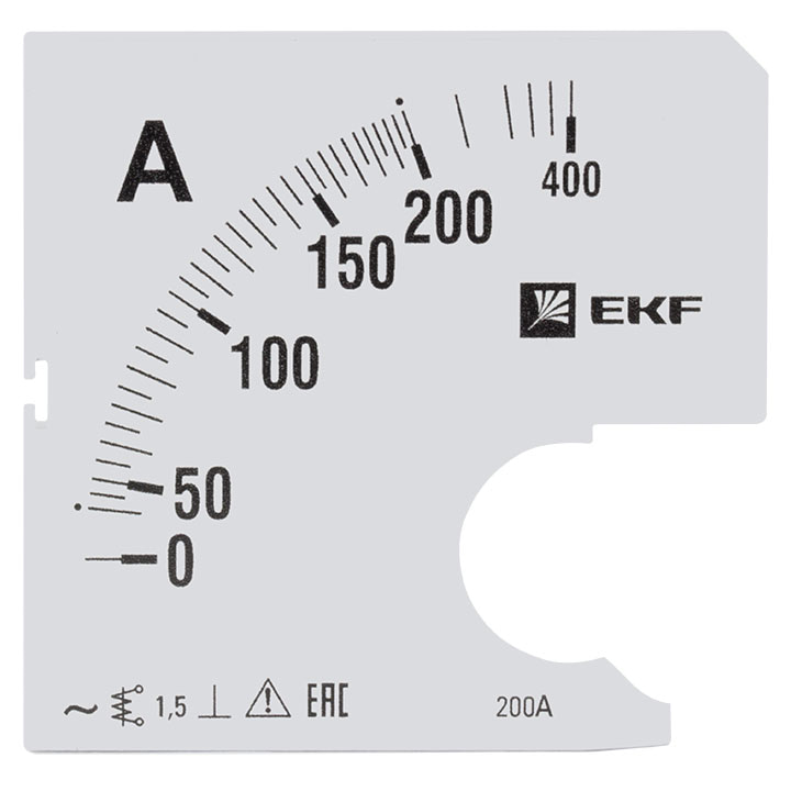 Шкала сменная для A961 200/5А-1,5 EKF