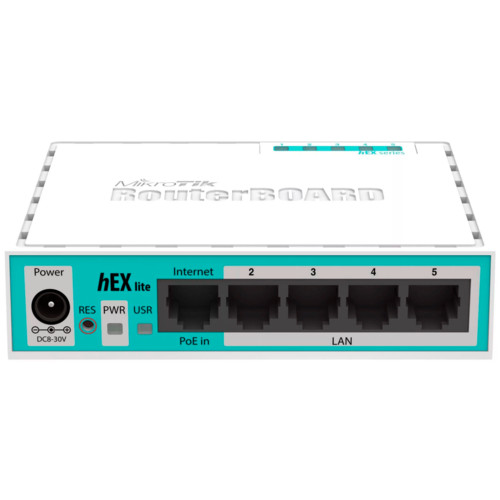 Маршрутизатор для дома Mikrotik RB750r2 hEX lite