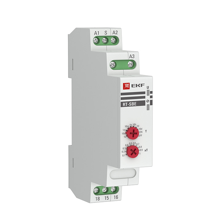 Реле времени (задержка выключ. после пропад. сигн.) RT-SBE EKF