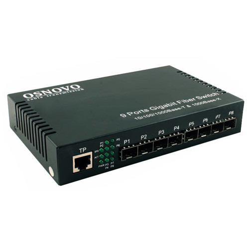 Коммутатор OSNOVO SW-70108 (Без LAN портов, 8 SFP портов)