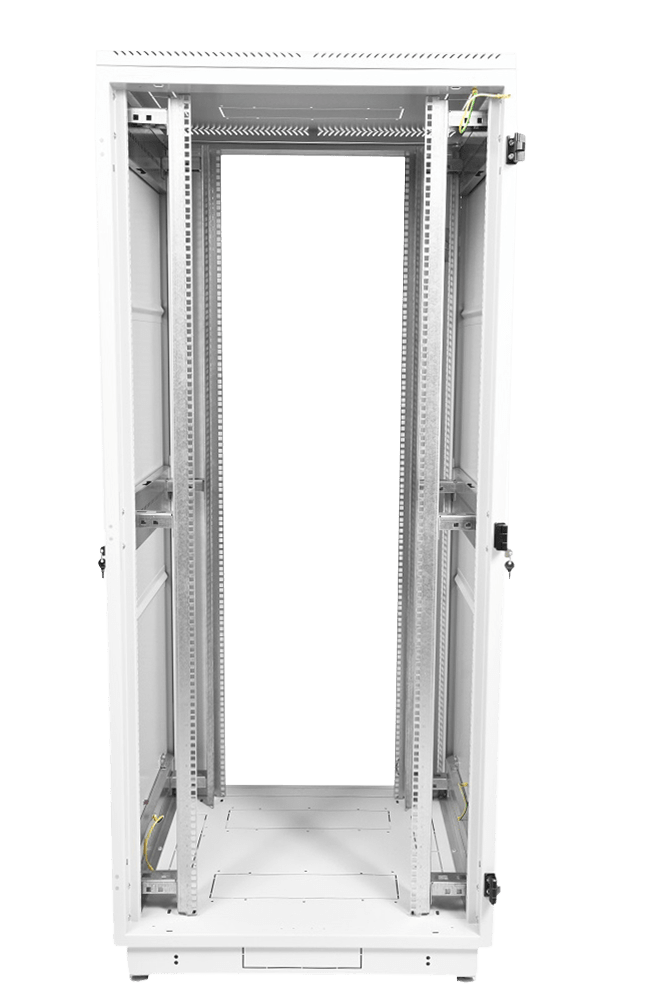 Шкаф серверный напольный 47U (800 × 800) дверь перфорированная 2 шт.
