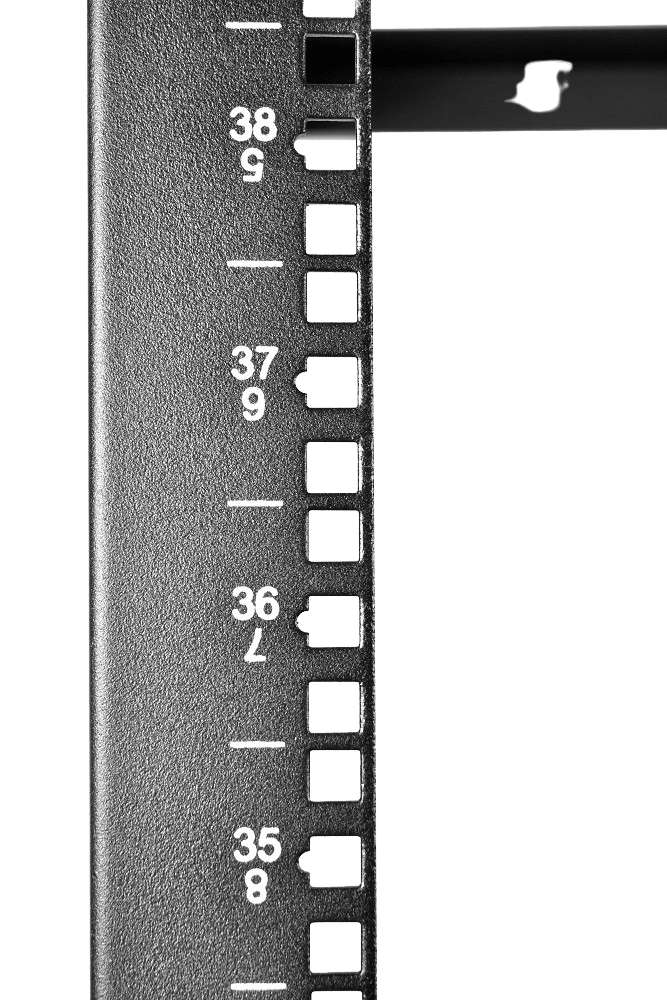 Стойка телекоммуникационная серверная 42U, глубина 750 мм, цвет черный