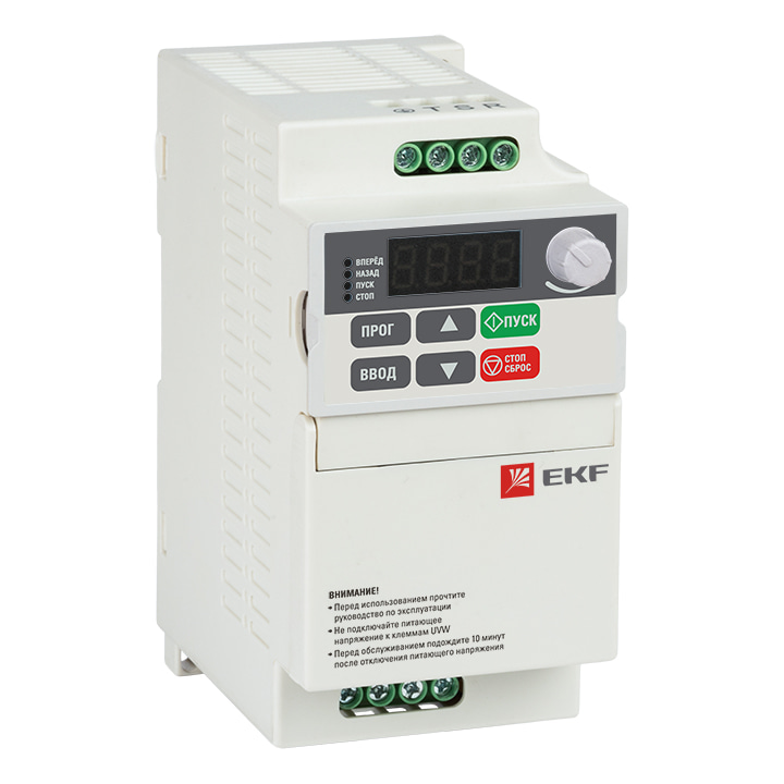 Преобразователь частоты 0,7 кВт 1х230В VECTOR-75 compact EKF