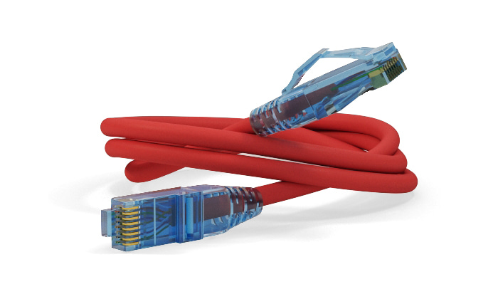Hyperline PC-LPM-UTP-RJ45-RJ45-C6-10M-LSZH-RD