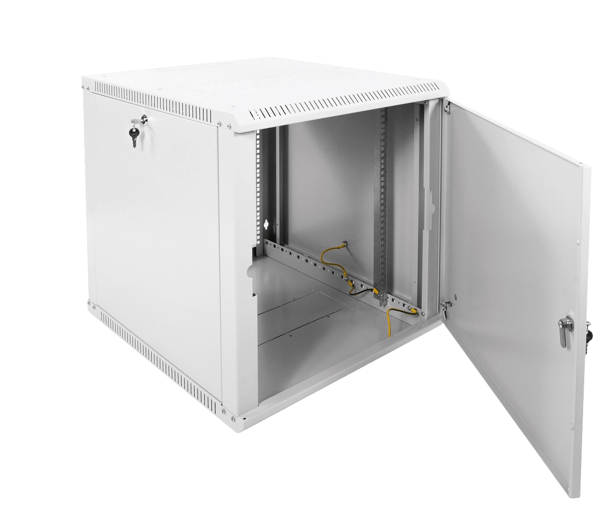 Шкаф телекоммуникационный настенный разборный ЭКОНОМ 12U (600 × 650) дверь металл