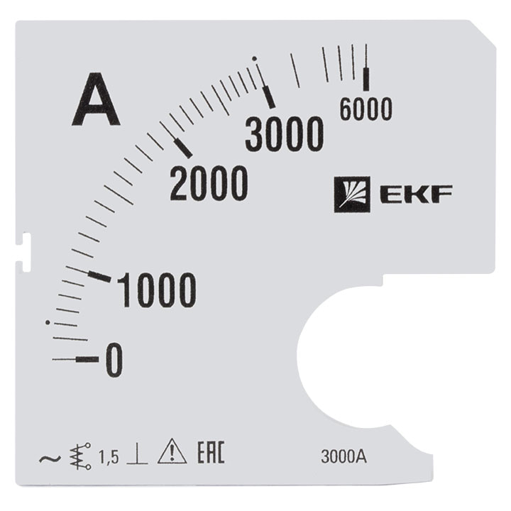 Шкала сменная для A961 3000/5А-1,5 EKF