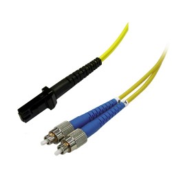 Hyperline FC-D2-9-LC/UR-MTRJM/UR-H-5M-LSZH-YL