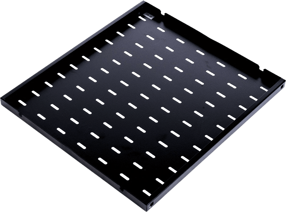 Полка перфорированная, глубина 750 мм, цвет черный
