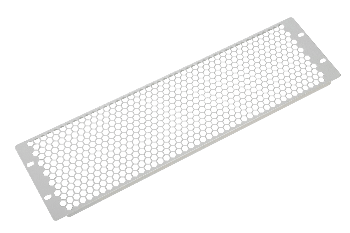 Фальшпанель в шкаф 19" 3U перфорированная