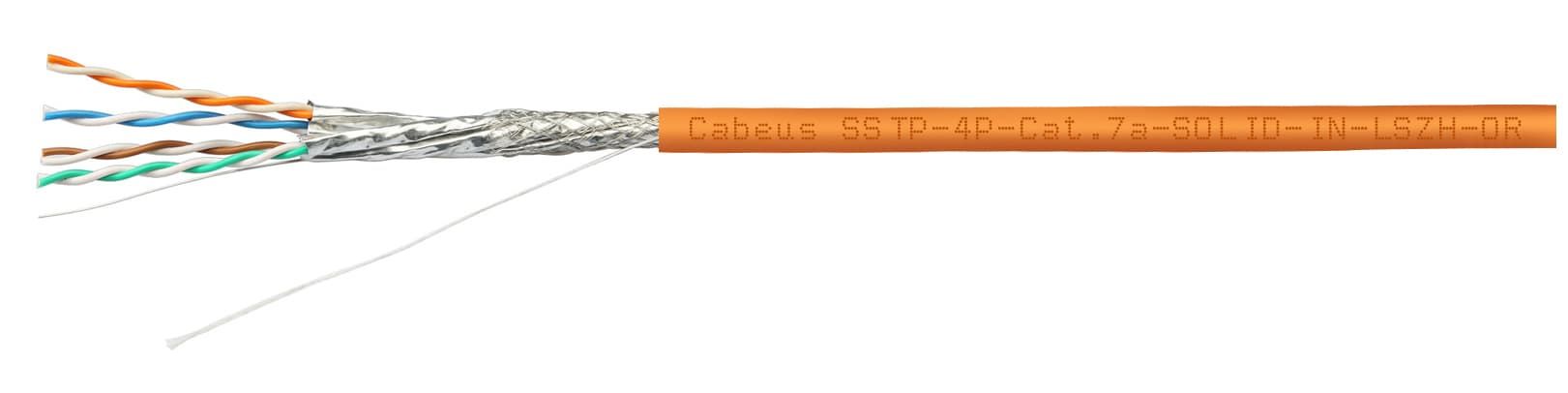 Cabeus SFTP-4P-Cat.6a-SOLID-IN-LSZH