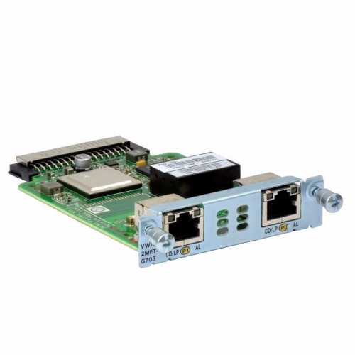 Аксессуар для сетевого оборудования Cisco 2-Port 3rd Gen Multiflex Trunk Voice VWIC3-2MFT-G703=