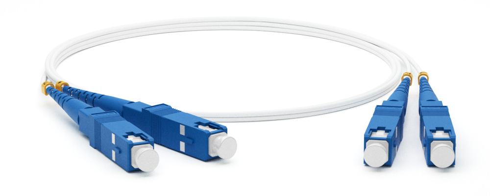Hyperline FC-D2-9A1-SC/UR-SC/UR-H-2M-LSZH-WH