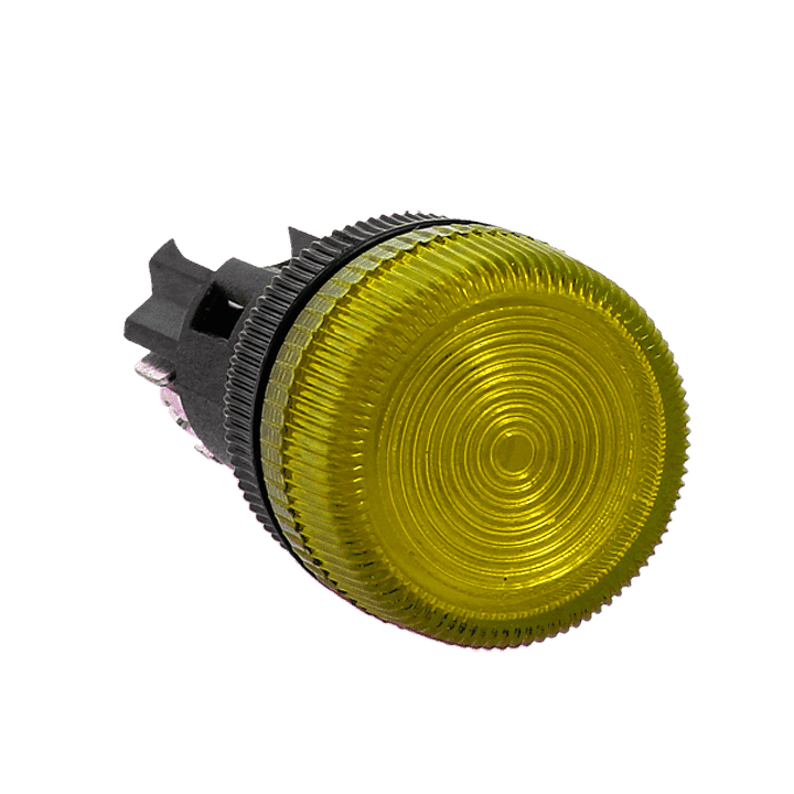 Лампа сигнальная ENS-22 желтая 24В EKF