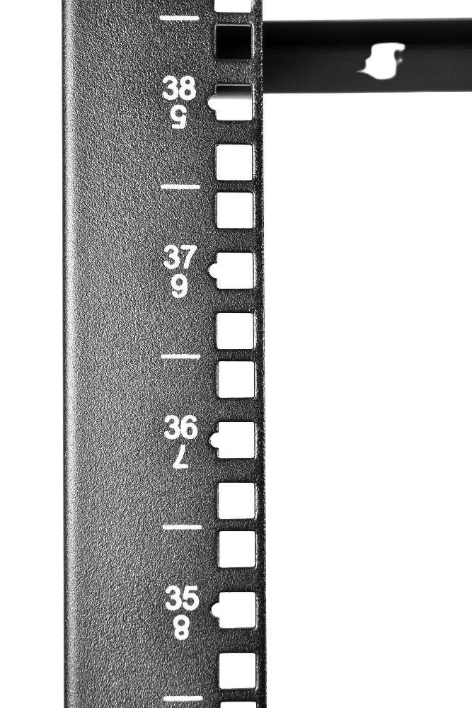 Стойка телекоммуникационная серверная 45U, глубина 1000 мм, цвет черный