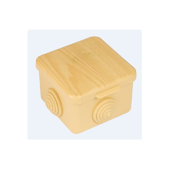 Коробка распаячная КМР-030-036  пылевлагозащитная, 4 мембр.ввода (65х65х50) светл. дер. EKF