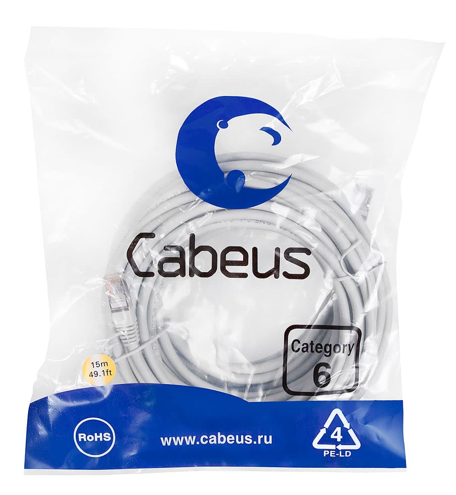 Cabeus PC-FTP-RJ45-Cat.6-15m-LSZH