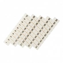 Маркеры для JXB-ST 4 с нумерацией 1-50 (10 шт.) EKF Маркеры для JXB-ST 4 с нумерацией 1-50 (10 шт.) EKF