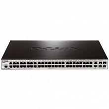 Коммутатор D-link DES-3200-52 DES-3200-52/C1B (100 Base-TX (100 мбит/с), 2 SFP порта)