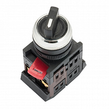 Переключатель  АС-22 2P черный NO+NC EKF EKF