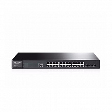 Коммутатор TP-Link T2600G-28TS (TL-SG3424) (1000 Base-TX (1000 мбит/с), 4 SFP порта)