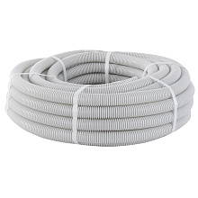 Труба гофр. ПВХ Plast с зондом d16мм (50м.) EKF