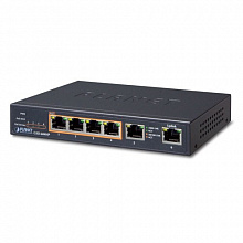 Коммутатор Planet GSD-604HP (1000 Base-TX (1000 мбит/с), 2 SFP порта)