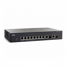 Коммутатор Cisco SG300-10P SRW2008P-K9-EU (1000 Base-TX (1000 мбит/с))