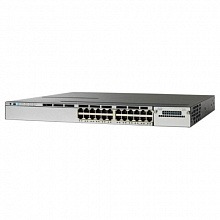 Коммутатор Cisco Catalyst 3850 24T-L WS-C3850R-24T-L (1000 Base-TX (1000 мбит/с), Без SFP портов)