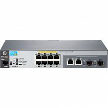 Коммутатор HPE 2530-8-PoE+ Switch J9780A (1000 Base-TX (1000 мбит/с), 2 SFP порта)