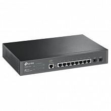 Коммутатор TP-Link T2500G-10TS v2 (1000 Base-TX (1000 мбит/с), 2 SFP порта)