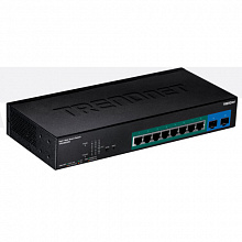 Коммутатор TrendNet TPE-082WS (1000 Base-TX (1000 мбит/с), 2 SFP порта)