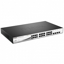 Коммутатор D-link DGS-1210-28P (1000 Base-TX (1000 мбит/с), 4 SFP порта)