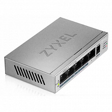 Коммутатор Zyxel GS1005HP GS1005HP-EU0101F (1000 Base-TX (1000 мбит/с), Без SFP портов)