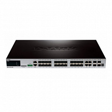 Коммутатор D-link DGS-3420-28SC/B1A (Без LAN портов, 20 SFP портов)