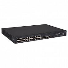 Коммутатор HPE 5130-24G-PoE+-4SFP+ EI Swch JG936A (1000 Base-TX (1000 мбит/с), Без SFP портов)