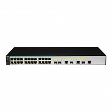 Коммутатор Huawei S2750-28TP-PWR-EI-AC 02355243 (100 Base-TX (100 мбит/с), 2 SFP порта)