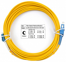 Шнур оптический duplex LC-SC 9/125 sm 7м LSZH