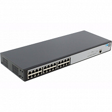 Коммутатор HPE 1620-24G Switch JG913A (1000 Base-TX (1000 мбит/с), Без SFP портов)