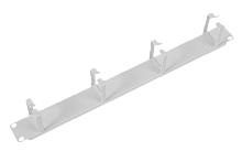 Органайзер кабельный горизонтальный 19" 1U, 4 кольца, ГКО-4.62