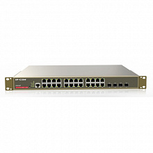 Коммутатор IP-COM G3224P (1000 Base-TX (1000 мбит/с), 4 SFP порта)