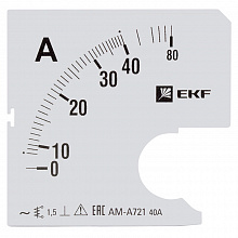 Шкала сменная для A721 40/5А-1,5 EKF Шкала сменная для A721 40/5А-1,5 EKF